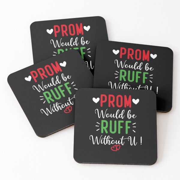 Item preview, Funny Promposal Prom Would Be Ruff Without U! Merry Christmas Gift designed and sold by Shirtcutestore  ⭐⭐⭐⭐⭐.
