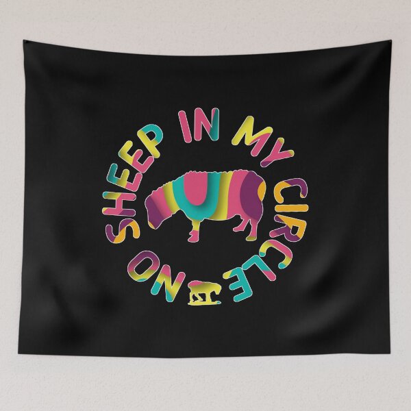 Item preview, No Sheep In My Circle designed and sold by Stickman--.