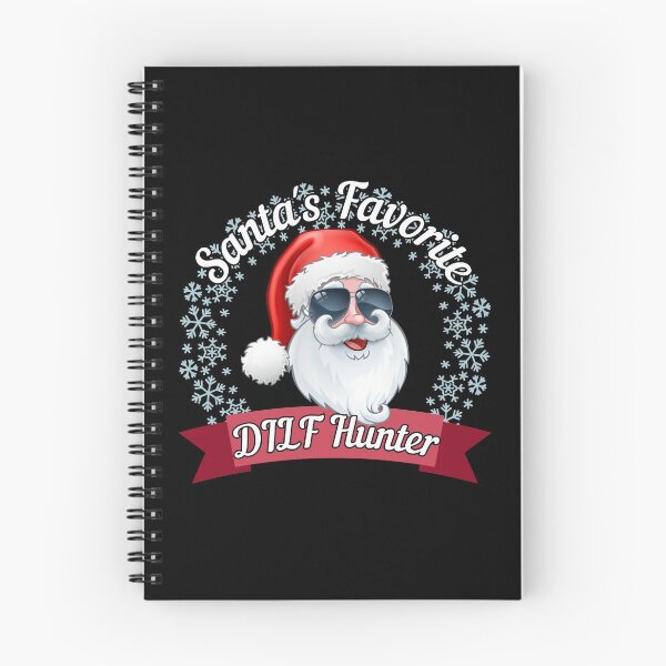 Item preview, Santas Favorite DILF Hunter - Funny Christmas - Gift for DILF Lovers designed and sold by CaitU.