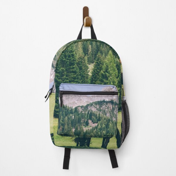 Item preview, Friesian Horses in the Alps - Austria Mountains Landscape designed and sold by ppolecho.