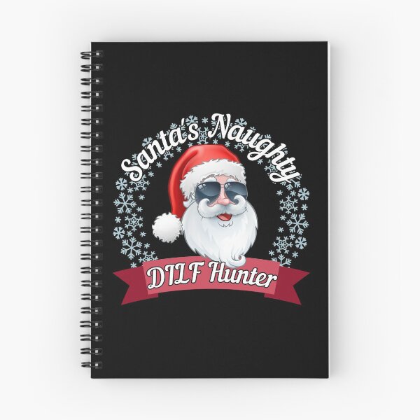 Item preview, Santa's Naughty DILF Hunter - Funny Christmas - Gift for DILF Lovers designed and sold by CaitU.