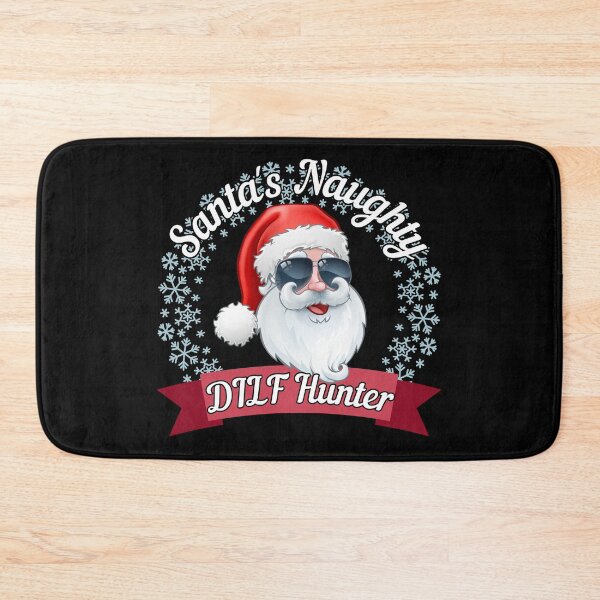 Item preview, Santa's Naughty DILF Hunter - Funny Christmas - Gift for DILF Lovers designed and sold by CaitU.