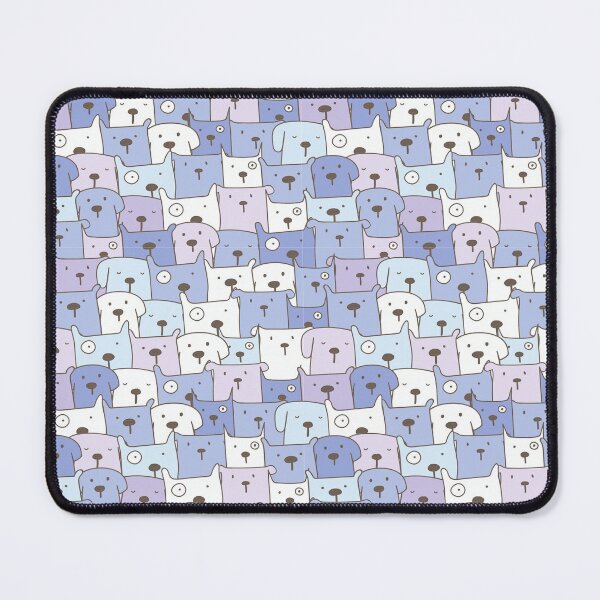 Item preview, Cute Multi Dog Print in Lilac and Pale Blue designed and sold by cgroenewald.