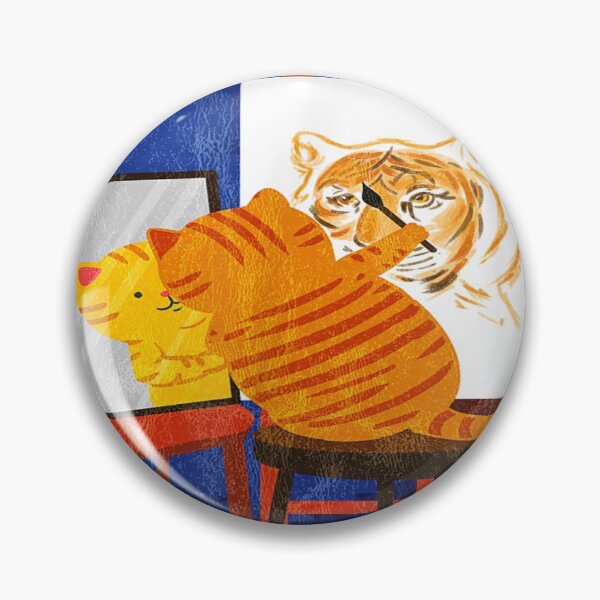 Item preview, Cute Artistic Cat - Cute Cat Painting Lion Art designed and sold by be-awesome-.