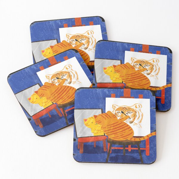 Item preview, Cute Artistic Cat - Cute Cat Painting Lion Art designed and sold by be-awesome-.