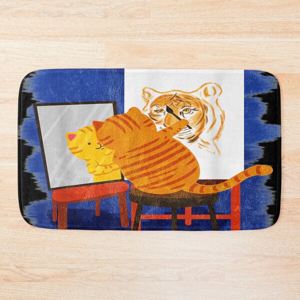 Item preview, Cute Artistic Cat - Cute Cat Painting Lion Art designed and sold by be-awesome-.
