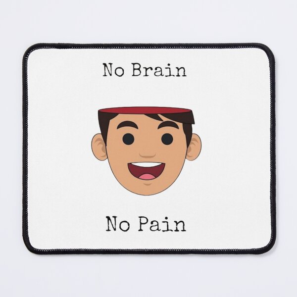 Item preview, No Brain No Pain designed and sold by StoreRahhal.