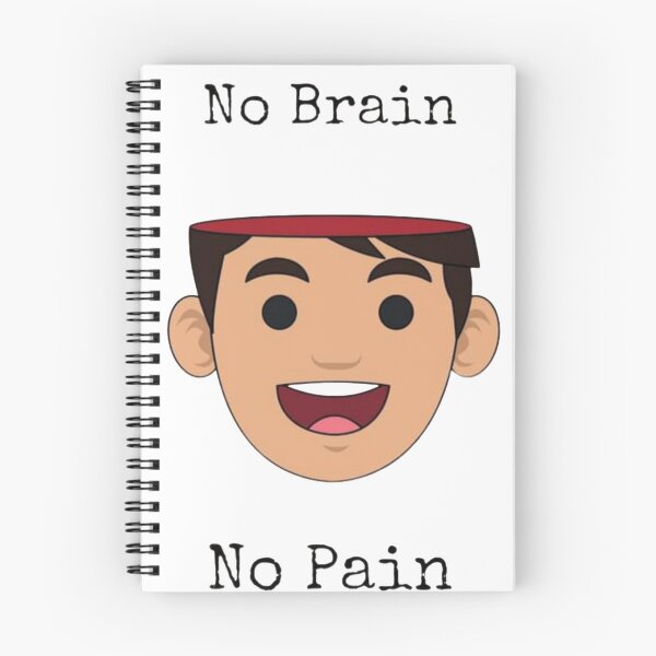 Item preview, No Brain No Pain designed and sold by StoreRahhal.