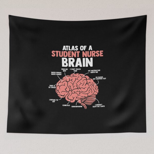 Item preview, Nursing Brain Quote For A Nurse Practitioner Clinicals Lover designed and sold by Nessshirts.