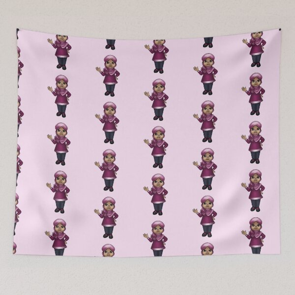 Item preview, New Design Muslim Me Hijabi Cartoon - Pink designed and sold by Emma Apple.