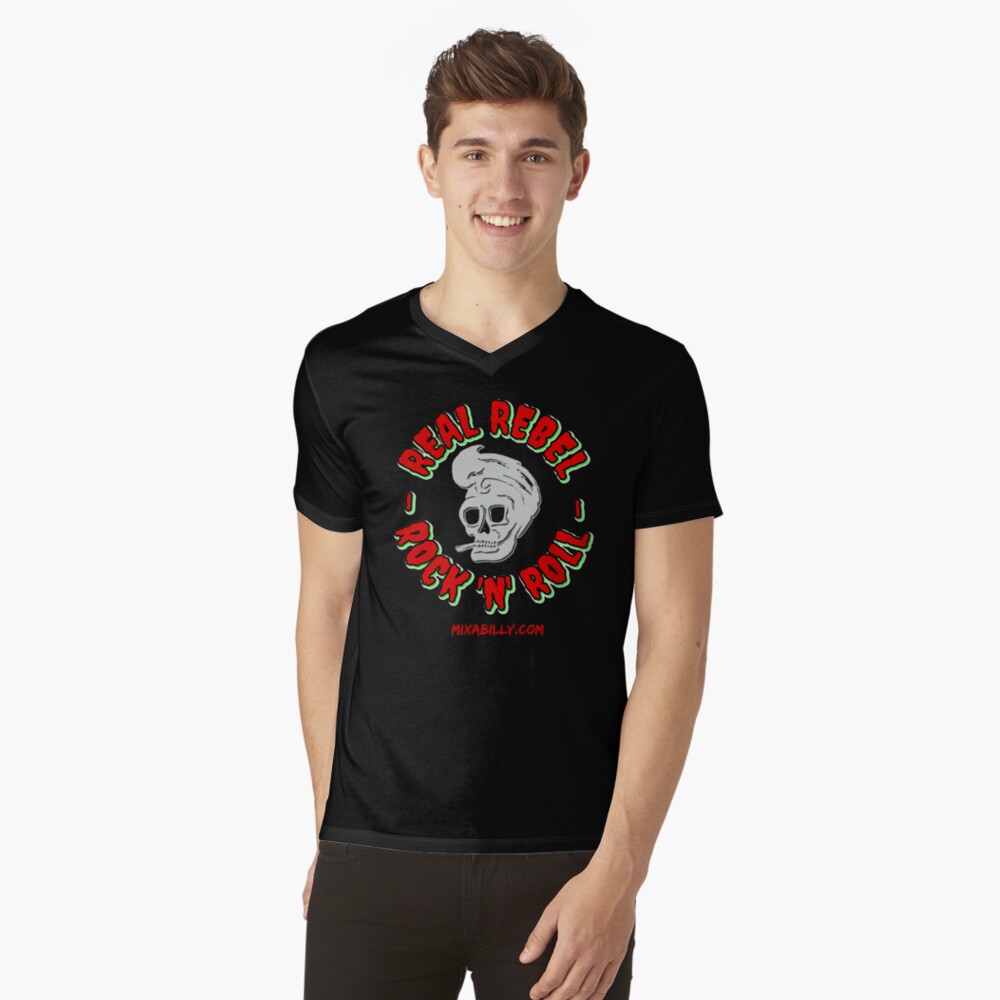 Item preview, V-Neck T-Shirt designed and sold by catass.