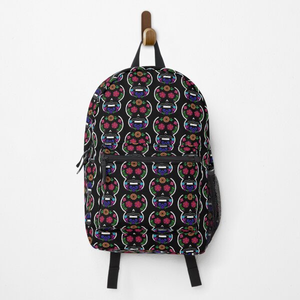 Item preview, Mexican Calaverita (Skull) with Mustache (nc Dark BG) designed and sold by mixMixtli.
