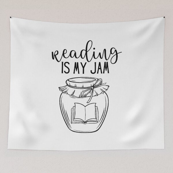 Item preview, Reading is My Jam designed and sold by hpshop1234.