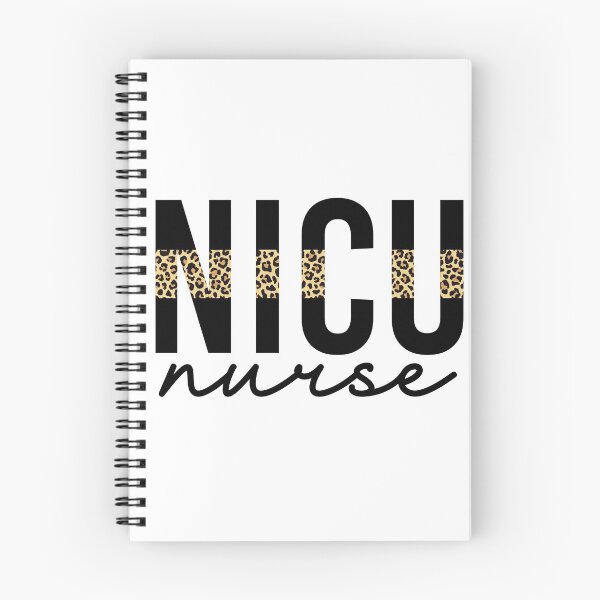 Item preview, NICU Nurse Cheetah print typography | Neonatal ICU Nursing | NICU Nurse appreciation gifts designed and sold by Violet Treasures.