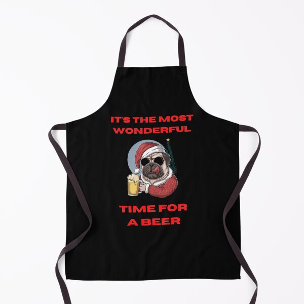 Item preview, Beer Lovers | It's the Most Wonderful Time For a Beer | PUG Dogs designed and sold by D-Shirt-More.