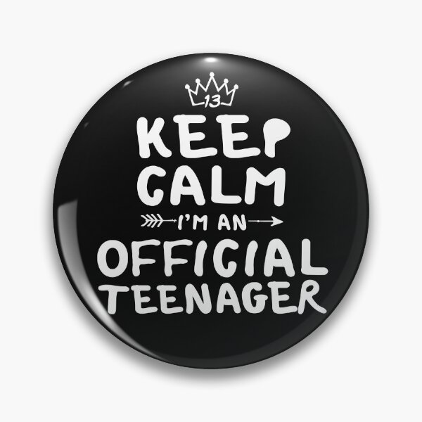 Artikelvorschau, Keep Calm, ich bin ein offizieller Teenager zum 13. Geburtstag, Geburtstagsparty-Geschenk für 13-jähriges Mädchen entworfen und verkauft von alenaz.