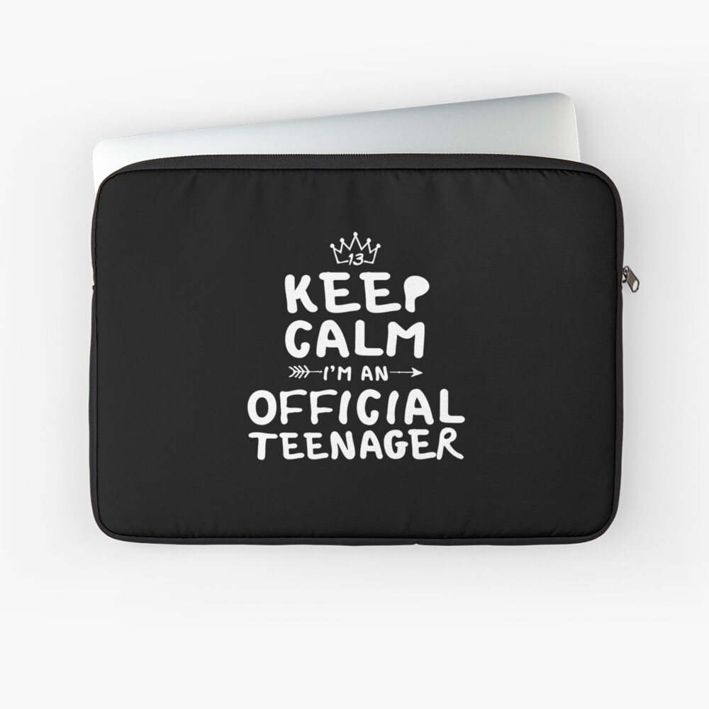 Keep Calm I'm Teenager regali compleanno ragazza 13 anni Maglietta