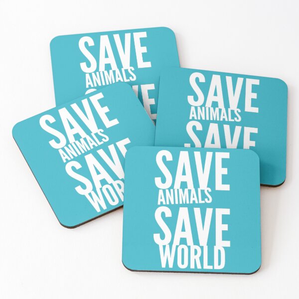 Item preview, Save animals save world | animal lover quotes  designed and sold by JJMasters.
