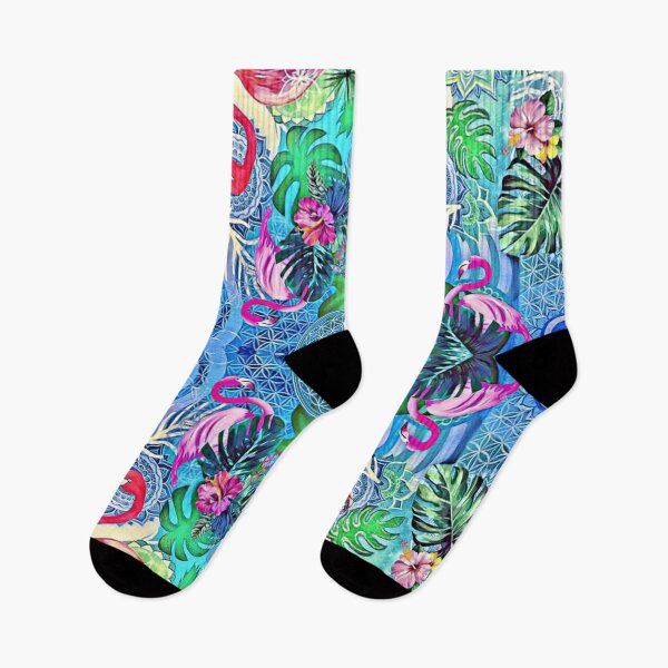 Item preview, Trippy Flamingoes  designed and sold by shantilovesart.