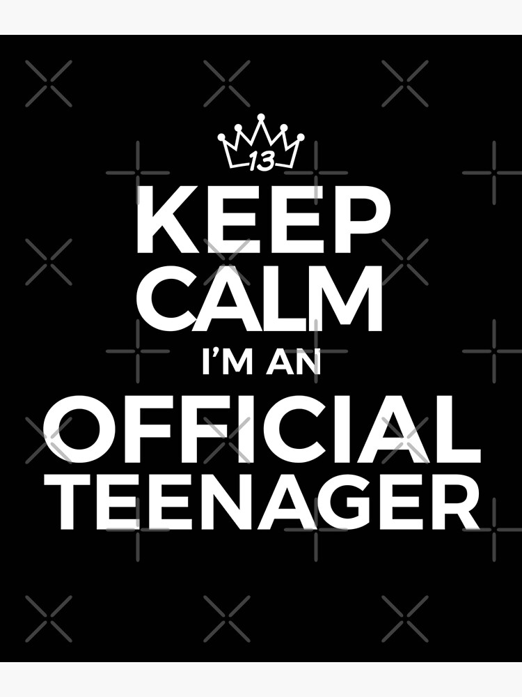 Carte De Vœux For Sale Avec L'œuvre « Joyeux 13e Anniversaire, Je Suis La Reine, J'ai Treize Ans, Officiellement Adolescente, à L'âge De 13 Ans » De L'artiste Marosharaf