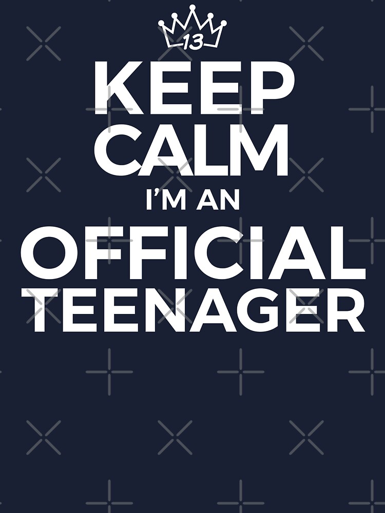 Keep Calm Birthday Official Teenager T-Shirt 13th Funny Boy