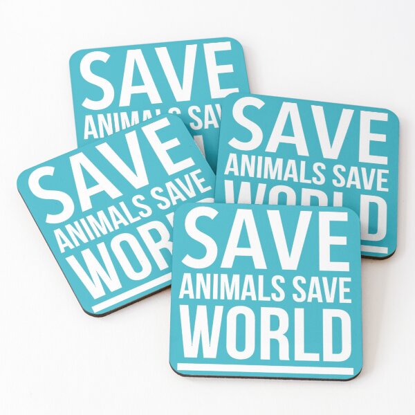 Item preview, Save animals save world | animal lover quotes  designed and sold by JJMasters.