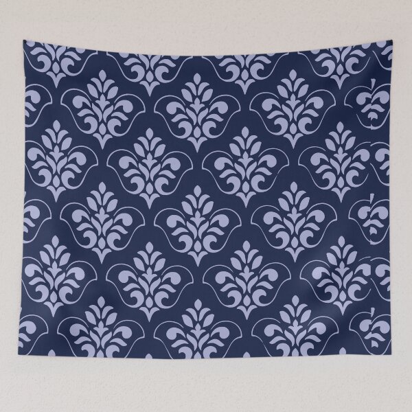 Item preview, Traditional Punjabi Design | Blue Motif | Blue colored Floral Design designed and sold by WIO Whatever Is ON.