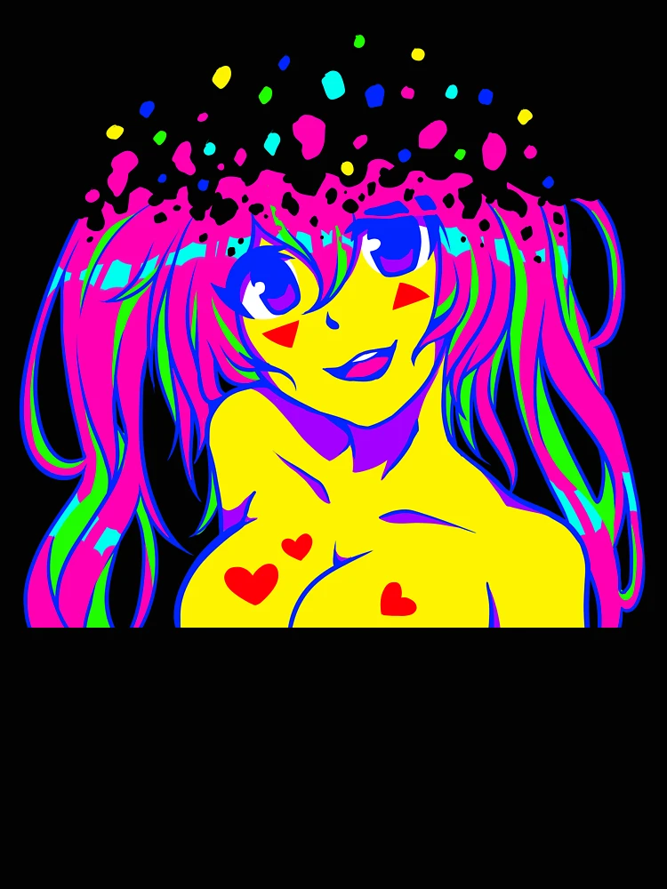 Imagen 4 de 4, Camiseta relajada con la obra Funfetti, diseñada y vendida por Sticky-Rice.