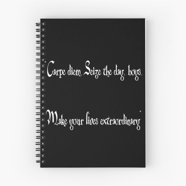 Item preview, "Carpe diem. Seize the day, boys. Make your lives extraordinary" Movie Quote Set designed and sold by masteriven.