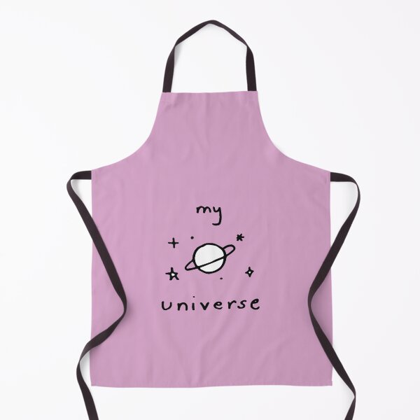 Item preview, My Universe Doodles Black Outline on Pink designed and sold by lineartdesigns.