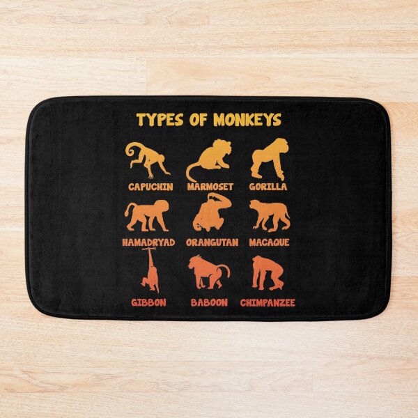 Item preview, 9 Types Of Monkeys Primatology. designed and sold by wtfbba.