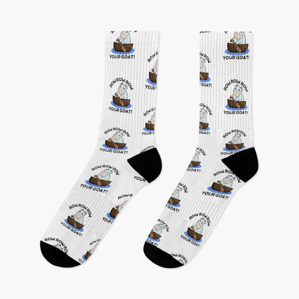 Item preview, Row Row Row Your Goat Funny Animal Puns  designed and sold by punnybone.