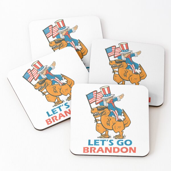 Item preview, Let's Go Brandon Conservative Anti Liberal US Flag designed and sold by Brookeva.