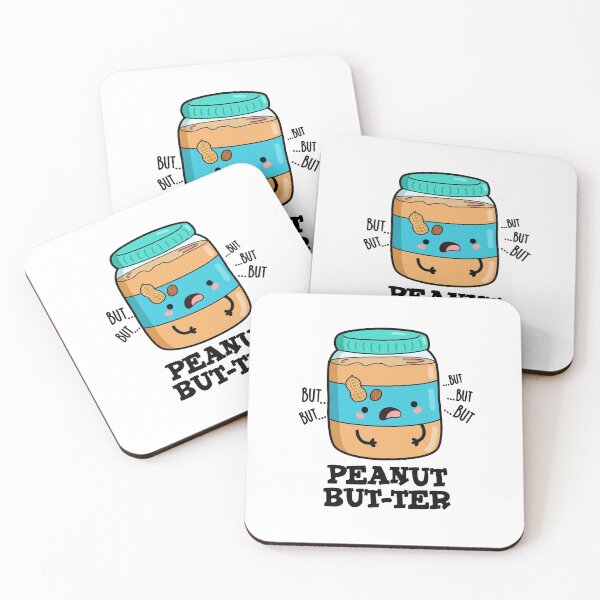 Item preview, Peanut Butter Funny Food Puns  designed and sold by punnybone.