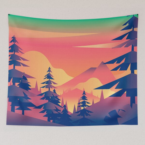 Item preview, Mountain Sunset designed and sold by TheSkullArmy.