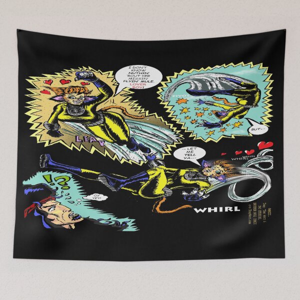 Item preview, Brother Soul Comic Magazine #4: Enter Sam, Man! ( Page SEVENTEEN "I don't know nuthin' 'bout yer flyin' mule, lover boy " Pop-Art Print  ) designed and sold by TexWatt.