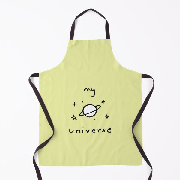 Item preview, My Universe Doodles Black Outline on Canary Yellow designed and sold by lineartdesigns.