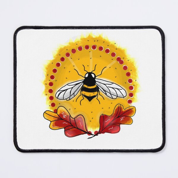 Item preview, Autumn Bee white background designed and sold by DemonicGloom.