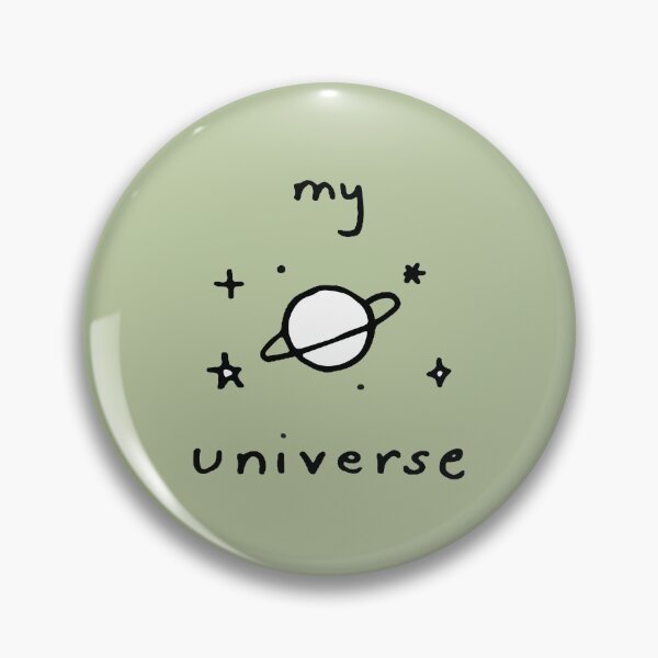 Item preview, My Universe Doodles Black Outline on Light Moss designed and sold by lineartdesigns.