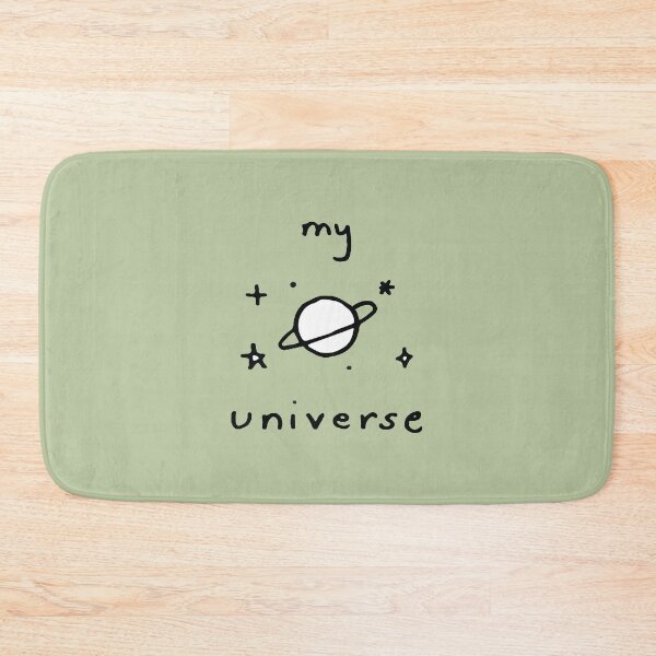 Item preview, My Universe Doodles Black Outline on Light Moss designed and sold by lineartdesigns.