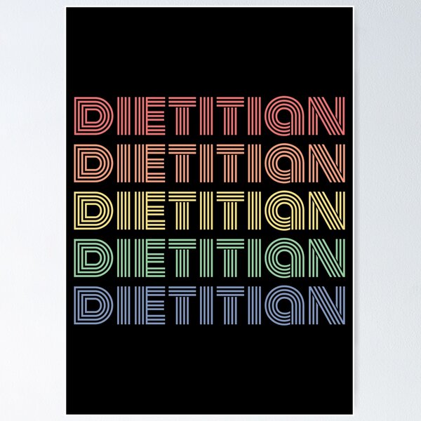 Item preview, You love your job as a Dietitian - I am silently judging your eating habits, registered dietitian retro designed and sold by HStudioPrints.
