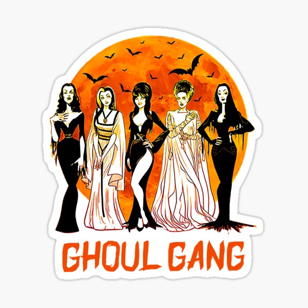 "Ghoul gang bat " Sticker for Sale by VillanvevaSaly | Redbubble