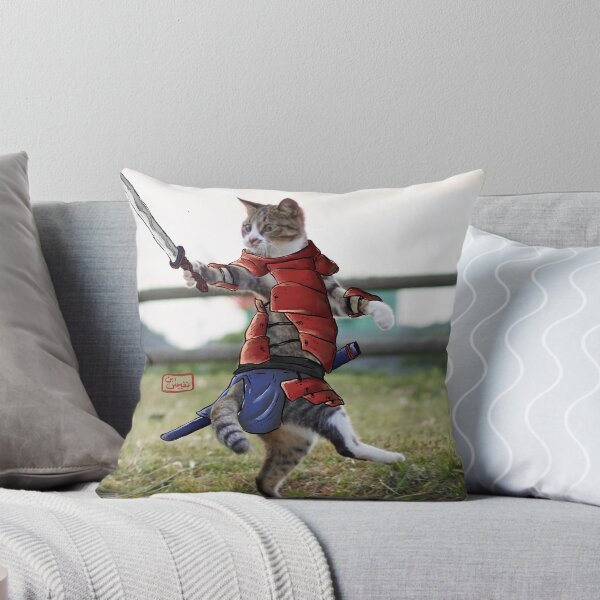 Item preview, neko samurai designed and sold by Ibnunafis.