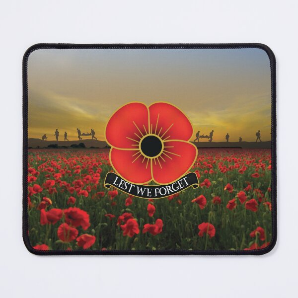 Item preview, Lest We Forget Remembrance - Field of poppies - Modern & Historic Military designed and sold by OffTheRock.