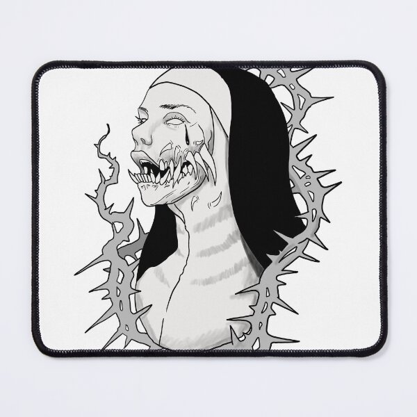 Item preview, Devil Satanic Nun Occult Gothic Style Handdrawn designed and sold by Mesyo.