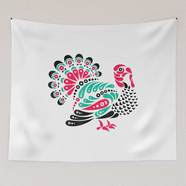 Item preview, Thanksgiving Day Pilgrim Turkey Tattoo designed and sold by Brookeva.