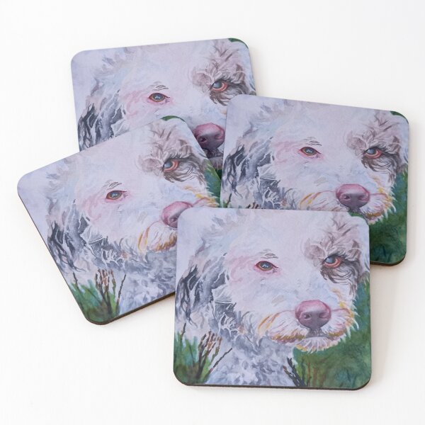 Item preview, Badger wades through wetlands designed and sold by AngelaHart1.