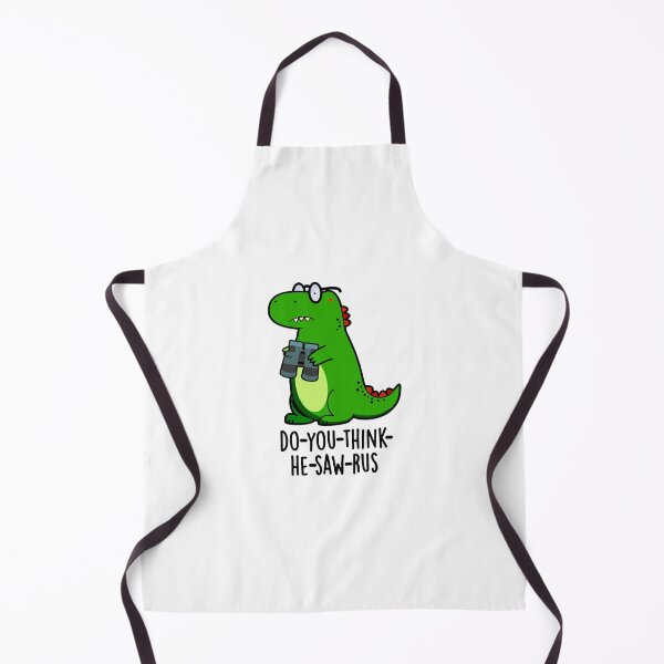 Item preview, Do-you-think-he-saw-rus Funny Dinosaur Puns designed and sold by punnybone.