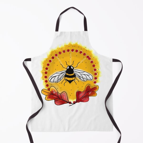Item preview, Autumn Bee white background designed and sold by DemonicGloom.