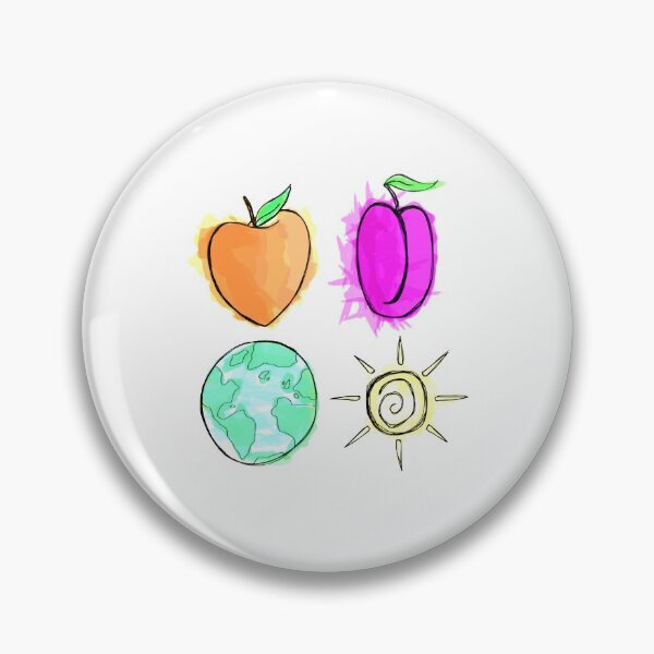 Item preview, Peach, Plum, Earth, Sun   designed and sold by OatsNPokess.